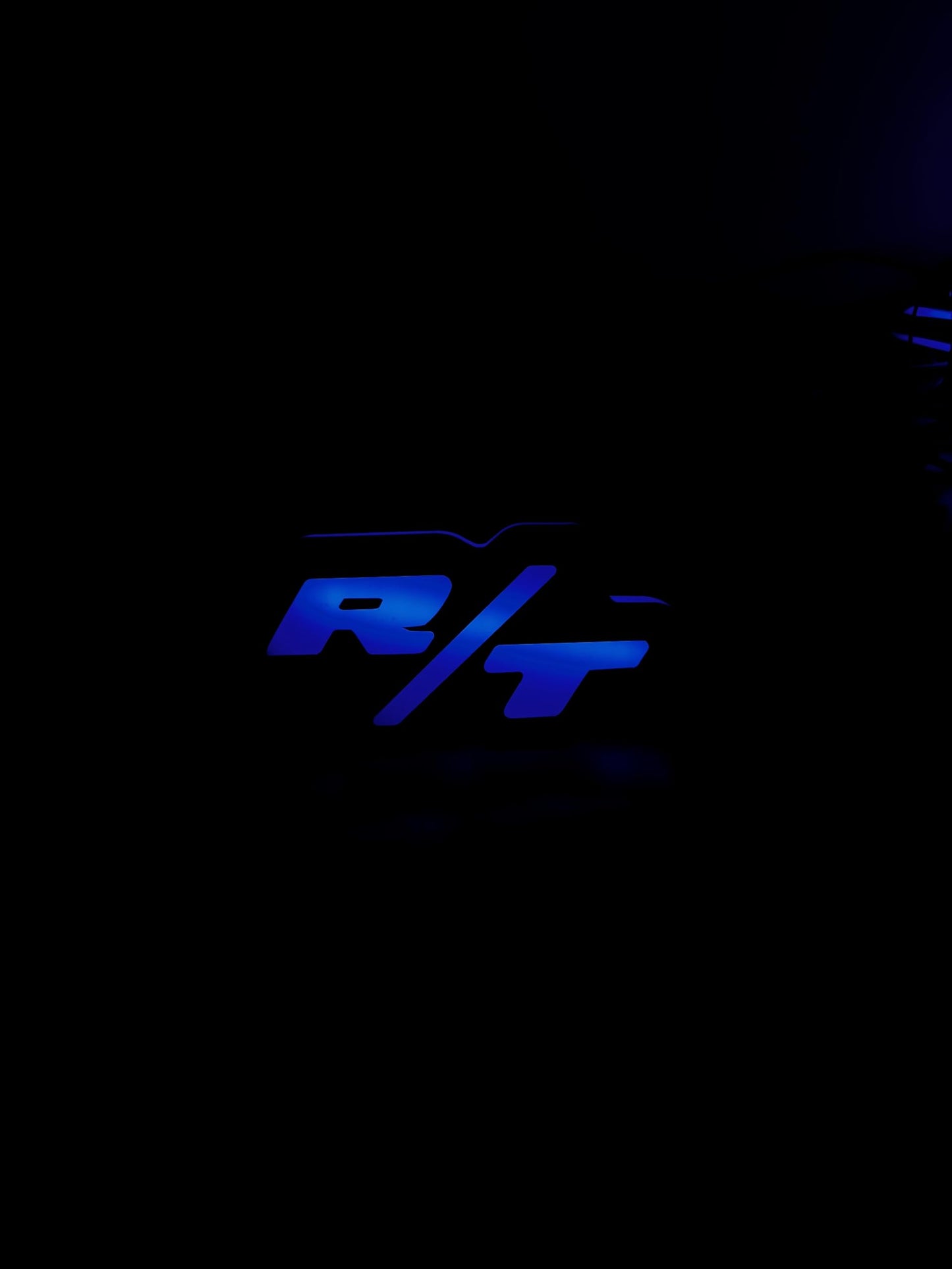 RT Grille Badge LED Light with RGBW, Bluetooth Control, Mobile App Compatible, Vehicle Front Grille Illuminated Emblem