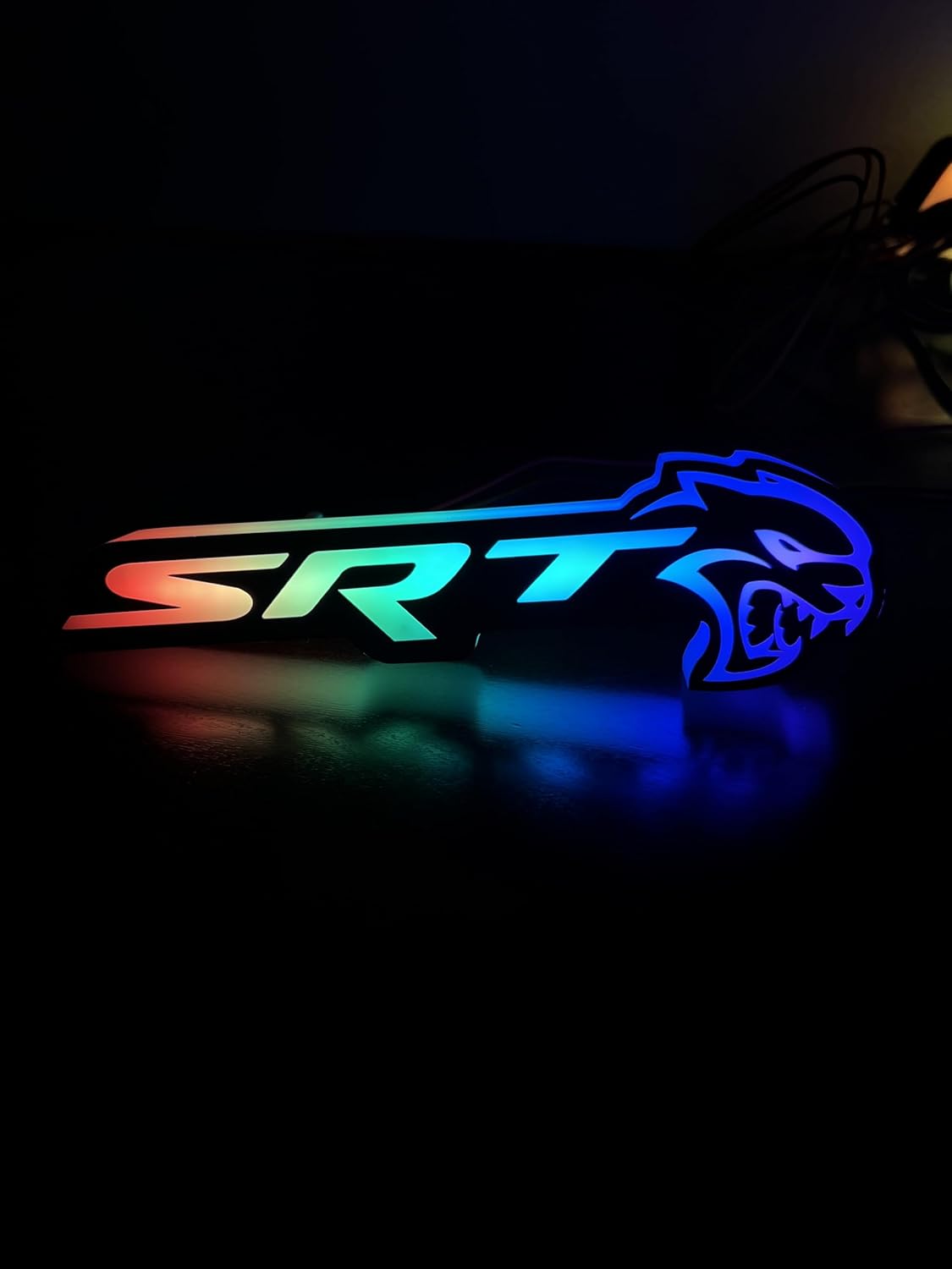 SRT HELLCAT LED BADGE FRONT GRILLE