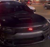 RT Grille Badge LED Light with RGBW, Bluetooth Control, Mobile App Compatible, Vehicle Front Grille Illuminated Emblem