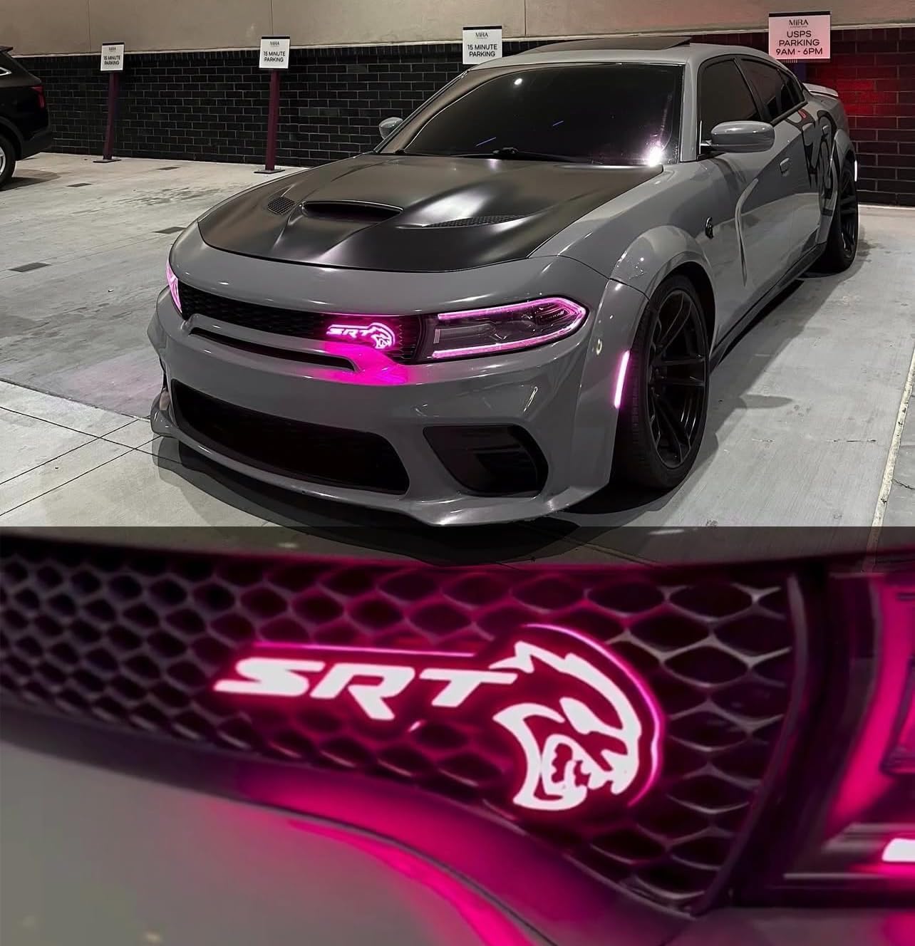 SRT HELLCAT LED BADGE FRONT GRILLE