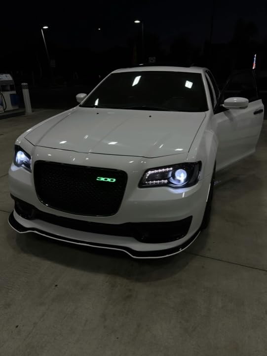 300 LED Grille Badge, RGBW Bluetooth Controlled Emblem, Custom Vehicle Logo Light, 2006-2024 Models