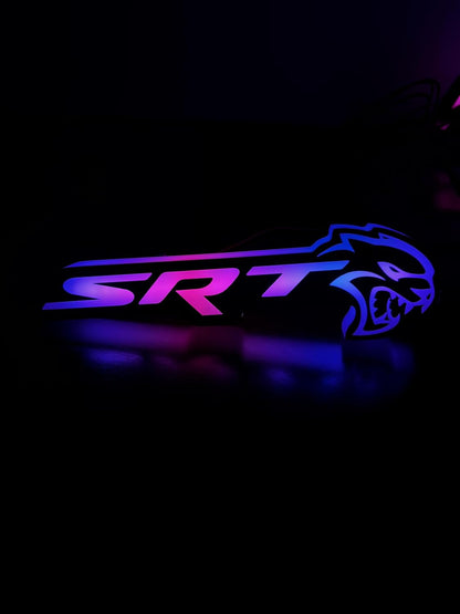 SRT HELLCAT LED BADGE FRONT GRILLE