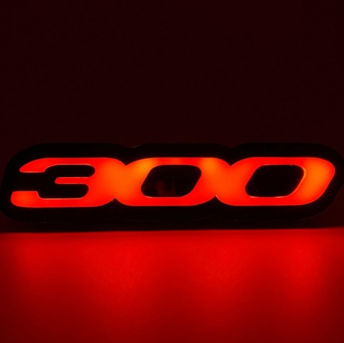 300 LED Grille Badge, RGBW Bluetooth Controlled Emblem, Custom Vehicle Logo Light, 2006-2024 Models