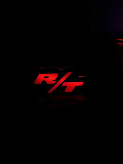 RT Grille Badge LED Light with RGBW, Bluetooth Control, Mobile App Compatible, Vehicle Front Grille Illuminated Emblem